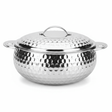 Pradeep Shahla Silver Stainless Steel Hotpot | Hammered Diamond-Texture Insulated Casserole Dish with Lid & Handles | - Al Kabayel Discount CentrePradeep Shahla Silver Stainless Steel Hotpot | Hammered Diamond-Texture Insulated Casserole Dish with Lid & Handles |CasserolesPRADEEPAl Kabayel Discount Centre