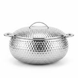 Pradeep Shahla Silver Stainless Steel Hotpot | Hammered Diamond-Texture Insulated Casserole Dish with Lid & Handles | - Al Kabayel Discount CentrePradeep Shahla Silver Stainless Steel Hotpot | Hammered Diamond-Texture Insulated Casserole Dish with Lid & Handles |CasserolesPRADEEPAl Kabayel Discount Centre