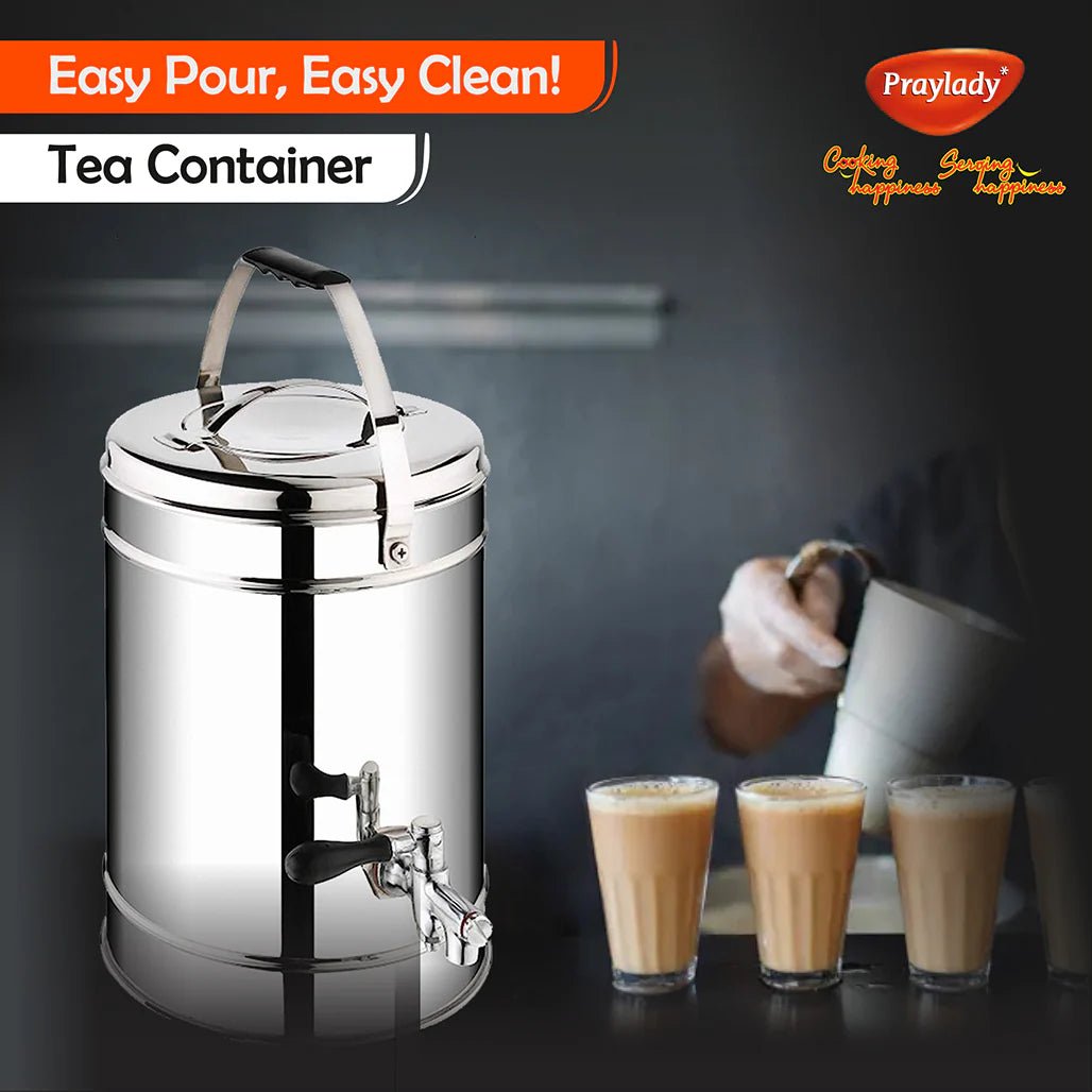 PRAYLADY Stainless Steel Hot & Cold Jar 7.5 Liter wit Tap, Silver/Red - Al Kabayel Discount CentrePRAYLADY Stainless Steel Hot & Cold Jar 7.5 Liter wit Tap, Silver/RedCoolersPRAYLADYAl Kabayel Discount Centre