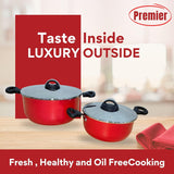 Premier 7pcs Non - Stick Cookware Set Includes 24cm Stew Pot with Lid - 1pc, 18cm Stew Pot with Lid - 1pc, 16cm Sauce Pan with Lid - 1pc, 24cm Frypan - 1pc - Al Kabayel Discount CentrePremier 7pcs Non - Stick Cookware Set Includes 24cm Stew Pot with Lid - 1pc, 18cm Stew Pot with Lid - 1pc, 16cm Sauce Pan with Lid - 1pc, 24cm Frypan - 1pcCookware SetPREMIERAl Kabayel Discount Centre