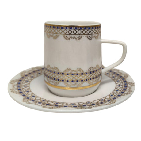 Premier Ceramic Cup and Saucer 12Pcs Set 6 Cups With 6 Saucers - 80ML - Al Kabayel Discount CentrePremier Ceramic Cup and Saucer 12Pcs Set 6 Cups With 6 Saucers - 80MLTea CupsPREMIERAl Kabayel Discount Centre