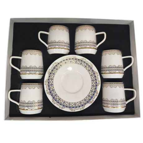 Premier Ceramic Cup and Saucer 12Pcs Set 6 Cups With 6 Saucers - 80ML - Al Kabayel Discount CentrePremier Ceramic Cup and Saucer 12Pcs Set 6 Cups With 6 Saucers - 80MLTea CupsPREMIERAl Kabayel Discount Centre