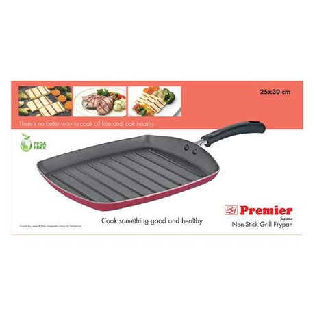 PREMIER Non - Stick Grill Fry Pan - Al Kabayel Discount CentrePREMIER Non - Stick Grill Fry PanFrying Pans & SkilletsPREMIERAl Kabayel Discount Centre