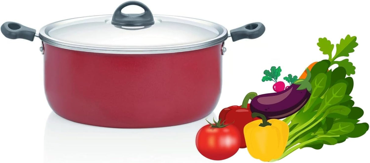 PREMIER Non - Stick Stew Pot with Stainless Steel Lid, 24cm - Al Kabayel Discount CentrePREMIER Non - Stick Stew Pot with Stainless Steel Lid, 24cmCasseroles & Stock PotsPREMIERAl Kabayel Discount Centre