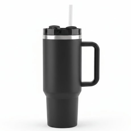Premium Black Stainless Steel Vacuum Insulated Bottle with Handle – 26 cm - Al Kabayel Discount CentrePremium Black Stainless Steel Vacuum Insulated Bottle with Handle – 26 cmWater BottlesAKDCAl Kabayel Discount Centre