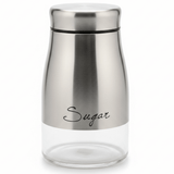 Premium Brushed Stainless Steel & Glass Storage Canister — 1 Litre - Al Kabayel Discount CentrePremium Brushed Stainless Steel & Glass Storage Canister — 1 LitreJars & Food SaversAKDCAl Kabayel Discount Centre