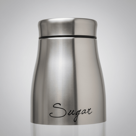 Premium Brushed Stainless Steel & Glass Storage Canister — 1 Litre - Al Kabayel Discount CentrePremium Brushed Stainless Steel & Glass Storage Canister — 1 LitreJars & Food SaversAKDCAl Kabayel Discount Centre