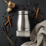 Premium Brushed Stainless Steel & Glass Storage Canister — 1 Litre - Al Kabayel Discount CentrePremium Brushed Stainless Steel & Glass Storage Canister — 1 LitreJars & Food SaversAKDCAl Kabayel Discount Centre