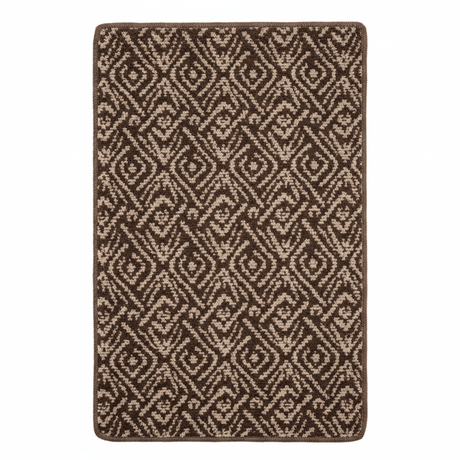 Premium Geometric Diamond Pattern Rectangle Door Mat | Anti-Slip Entrance Rug for Home, Kitchen & Entryway | 68 × 44 cm | Brown & Beige Woven Design - Al Kabayel Discount CentrePremium Geometric Diamond Pattern Rectangle Door Mat | Anti-Slip Entrance Rug for Home, Kitchen & Entryway | 68 × 44 cm | Brown & Beige Woven DesignDoormatsAKDCAl Kabayel Discount Centre