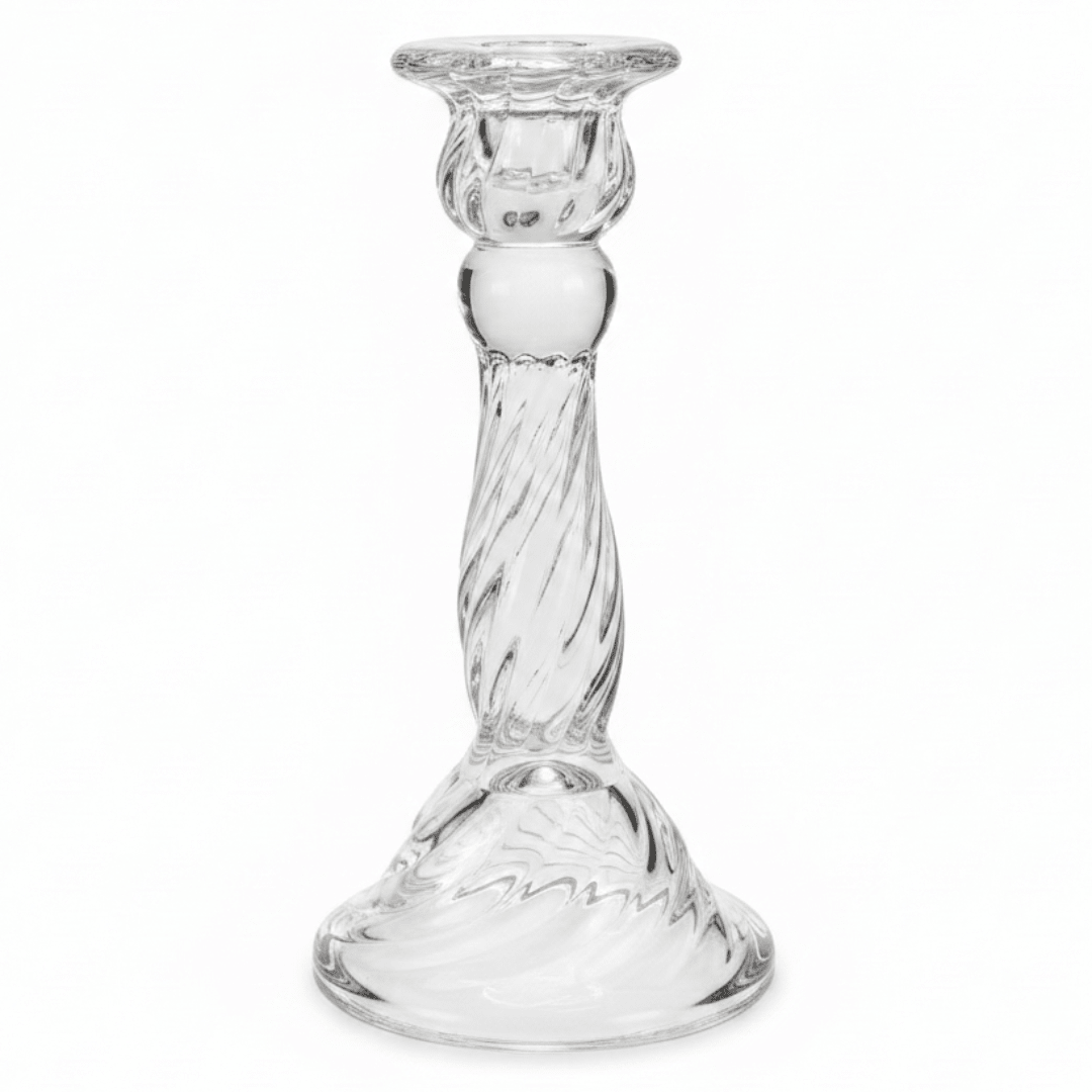 Premium Glass Footed Decorative Candle Holder for Luxury Interior and Event Styling – 18cm - Al Kabayel Discount CentrePremium Glass Footed Decorative Candle Holder for Luxury Interior and Event Styling – 18cmHome Décor AccentsAKDCAl Kabayel Discount Centre