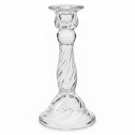 Premium Glass Footed Decorative Candle Holder for Luxury Interior and Event Styling – 18cm - Al Kabayel Discount CentrePremium Glass Footed Decorative Candle Holder for Luxury Interior and Event Styling – 18cmHome Décor AccentsAKDCAl Kabayel Discount Centre