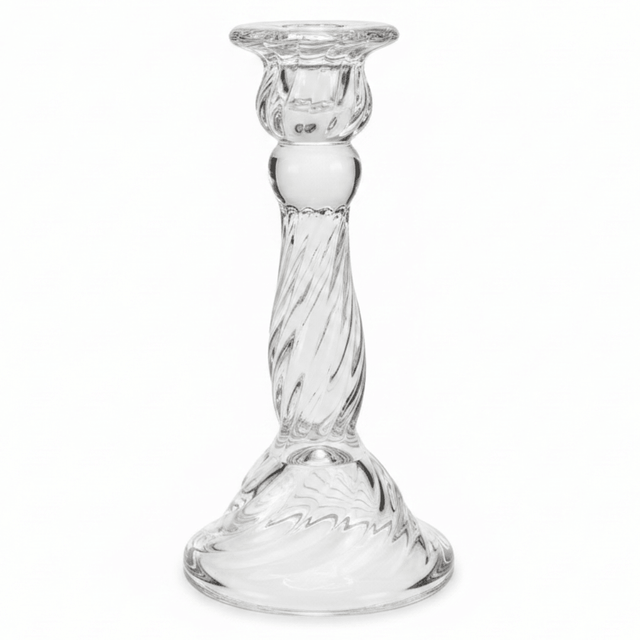 Premium Glass Footed Decorative Candle Holder for Luxury Interior and Event Styling – 18cm - Al Kabayel Discount CentrePremium Glass Footed Decorative Candle Holder for Luxury Interior and Event Styling – 18cmHome Décor AccentsAKDCAl Kabayel Discount Centre