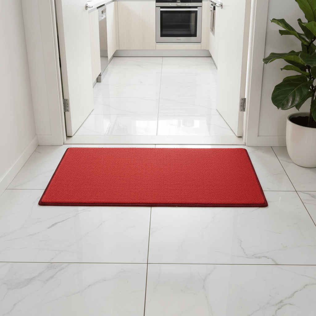 Premium Red Rectangle Door Mat | Anti-Slip Woven Entrance Rug | 68×44 cm | Indoor & Outdoor Use - Al Kabayel Discount CentrePremium Red Rectangle Door Mat | Anti-Slip Woven Entrance Rug | 68×44 cm | Indoor & Outdoor UseDoormatsAKDCAl Kabayel Discount Centre