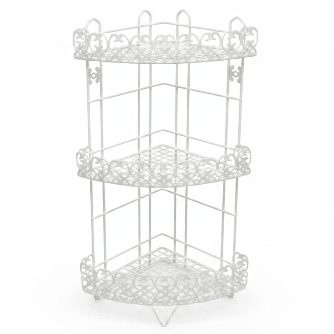 Premium White Metal 3 - Tier Storage Rack for Kitchen Bathroom and Home Organization – 60 cm - Al Kabayel Discount CentrePremium White Metal 3 - Tier Storage Rack for Kitchen Bathroom and Home Organization – 60 cmOrganizers & AccessoriesAKDCAl Kabayel Discount Centre