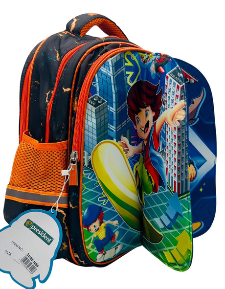 President School Bag 14", 3 - in - 1 Design, Adventure Boy - Al Kabayel Discount CentrePresident School Bag 14", 3 - in - 1 Design, Adventure BoySchool BagsPRESIDENTAl Kabayel Discount Centre