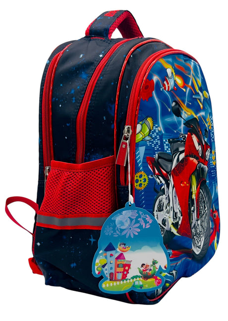 President School Bag 14", 3D Racing Bike Design - Al Kabayel Discount CentrePresident School Bag 14", 3D Racing Bike DesignSchool BagsPRESIDENTAl Kabayel Discount Centre