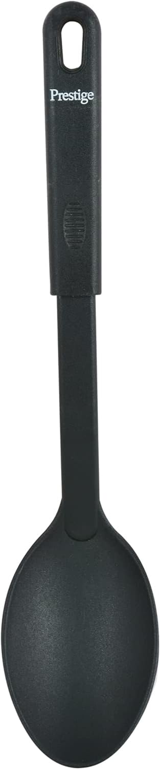 Prestige 5pcs Nylon Kitchen Tool Set, Solid Turner - Slotted Turner - Solid Spoon - Strainer Spoon - Ladle, Black - Al Kabayel Discount CentrePrestige 5pcs Nylon Kitchen Tool Set, Solid Turner - Slotted Turner - Solid Spoon - Strainer Spoon - Ladle, BlackCookware AccessoriesPRESTIGEAl Kabayel Discount Centre