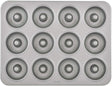 Prestige Carbon Steel 12 Cup Donut Pan, Premium Non - Stick Coating, Easy Release Cake and Pastries - 28616 - Al Kabayel Discount CentrePrestige Carbon Steel 12 Cup Donut Pan, Premium Non - Stick Coating, Easy Release Cake and Pastries - 28616Frying Pans & SkilletsPRESTIGEAl Kabayel Discount Centre