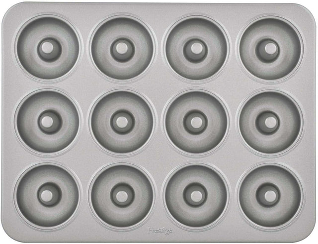 Prestige Carbon Steel 12 Cup Donut Pan, Premium Non - Stick Coating, Easy Release Cake and Pastries - 28616 - Al Kabayel Discount CentrePrestige Carbon Steel 12 Cup Donut Pan, Premium Non - Stick Coating, Easy Release Cake and Pastries - 28616Frying Pans & SkilletsPRESTIGEAl Kabayel Discount Centre