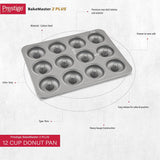 Prestige Carbon Steel 12 Cup Donut Pan, Premium Non - Stick Coating, Easy Release Cake and Pastries - 28616 - Al Kabayel Discount CentrePrestige Carbon Steel 12 Cup Donut Pan, Premium Non - Stick Coating, Easy Release Cake and Pastries - 28616Frying Pans & SkilletsPRESTIGEAl Kabayel Discount Centre