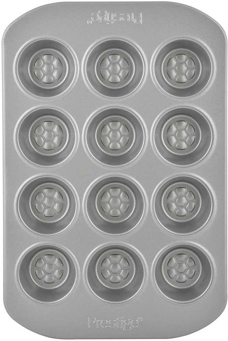 Prestige Carbon Steel 12 Cup Mini Muffin Pan 29.9cm*20cm*2.2cm, Premium Non - Stick Honeycomb Surface, Easy Release Cake and Pastries - 57448 - Al Kabayel Discount CentrePrestige Carbon Steel 12 Cup Mini Muffin Pan 29.9cm*20cm*2.2cm, Premium Non - Stick Honeycomb Surface, Easy Release Cake and Pastries - 57448Frying Pans & SkilletsPRESTIGEAl Kabayel Discount Centre