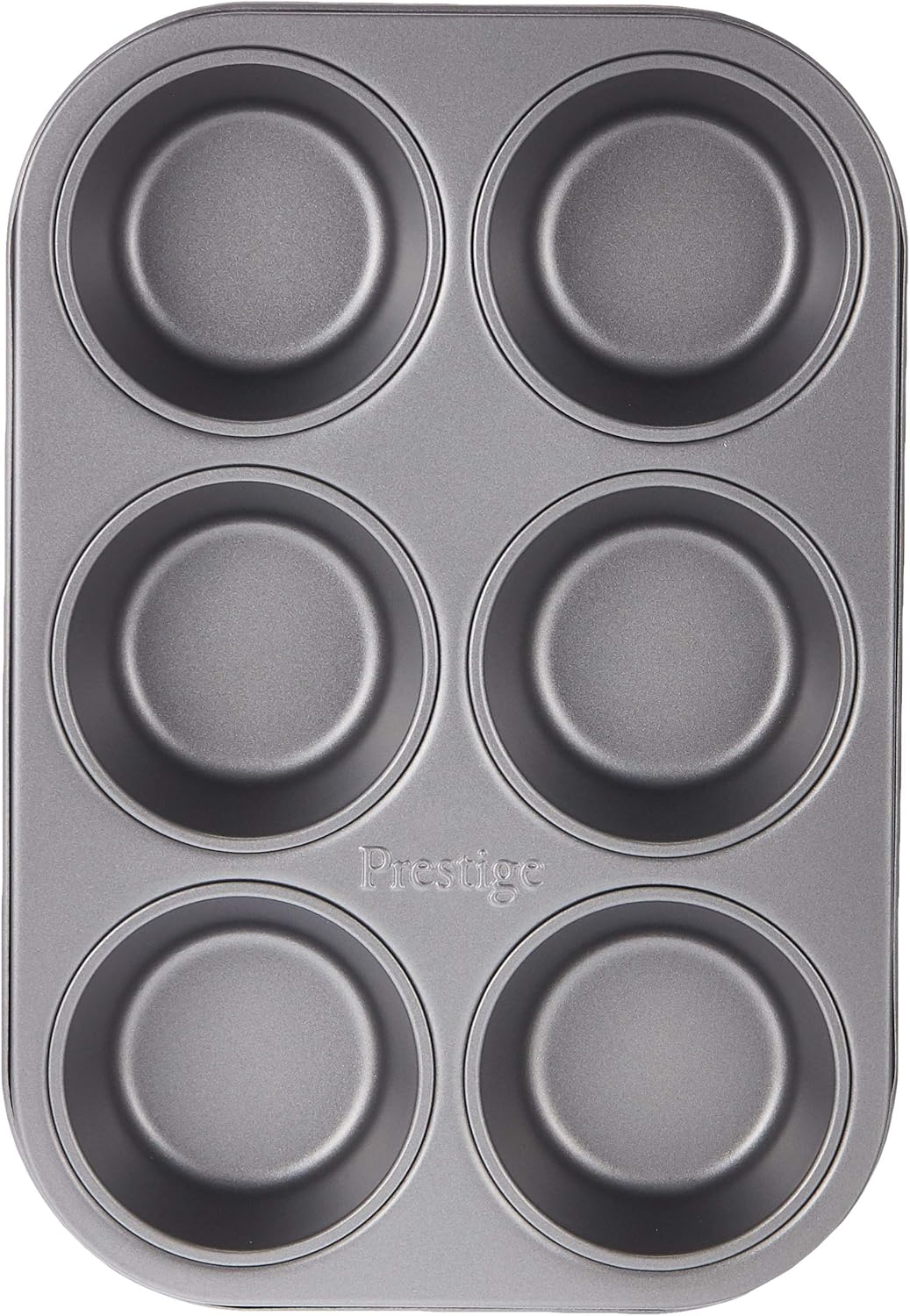 Prestige Carbon Steel 6 Cup Muffin Pan, Premium Non - Stick Coating, Easy Release Cake and Pastries - 28611 - Al Kabayel Discount CentrePrestige Carbon Steel 6 Cup Muffin Pan, Premium Non - Stick Coating, Easy Release Cake and Pastries - 28611Frying Pans & SkilletsPRESTIGEAl Kabayel Discount Centre