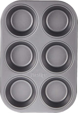 Prestige Carbon Steel 6 Cup Muffin Pan, Premium Non - Stick Coating, Easy Release Cake and Pastries - 28611 - Al Kabayel Discount CentrePrestige Carbon Steel 6 Cup Muffin Pan, Premium Non - Stick Coating, Easy Release Cake and Pastries - 28611Frying Pans & SkilletsPRESTIGEAl Kabayel Discount Centre