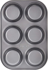 Prestige Carbon Steel 6 Cup Muffin Pan, Premium Non - Stick Coating, Easy Release Cake and Pastries - 28611 - Al Kabayel Discount CentrePrestige Carbon Steel 6 Cup Muffin Pan, Premium Non - Stick Coating, Easy Release Cake and Pastries - 28611Frying Pans & SkilletsPRESTIGEAl Kabayel Discount Centre
