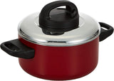 Prestige Classique 16cm Non - Stick Casserole (1.4L) – 3X Ultra Tough with Steel Lid, Red (PR21541) - Al Kabayel Discount CentrePrestige Classique 16cm Non - Stick Casserole (1.4L) – 3X Ultra Tough with Steel Lid, Red (PR21541)CasserolesPRESTIGEAl Kabayel Discount Centre