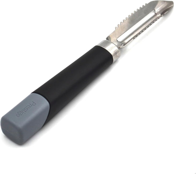Prestige Easy Prep 2-in-1 Peeler & Fish Scaler | Stainless Steel Blade | Ergonomic Soft-Grip Handle | PR49290 - Al Kabayel Discount CentrePrestige Easy Prep 2-in-1 Peeler & Fish Scaler | Stainless Steel Blade | Ergonomic Soft-Grip Handle | PR49290PeelersPRESTIGEAl Kabayel Discount Centre