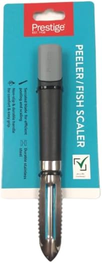 Prestige Easy Prep 2-in-1 Peeler & Fish Scaler | Stainless Steel Blade | Ergonomic Soft-Grip Handle | PR49290 - Al Kabayel Discount CentrePrestige Easy Prep 2-in-1 Peeler & Fish Scaler | Stainless Steel Blade | Ergonomic Soft-Grip Handle | PR49290PeelersPRESTIGEAl Kabayel Discount Centre