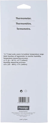 PRESTIGE Thermometer with Humidity Measuring, White - Al Kabayel Discount CentrePRESTIGE Thermometer with Humidity Measuring, WhiteCookware AccessoriesPRESTIGEAl Kabayel Discount Centre