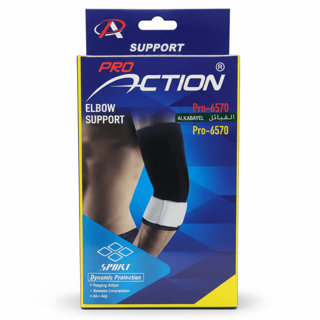 Pro Action Elbow Support | Dynamic Compression Sleeve | Pro - 6570 - Al Kabayel Discount CentrePro Action Elbow Support | Dynamic Compression Sleeve | Pro - 6570Sports & FitnessPRO ACTIONAl Kabayel Discount Centre
