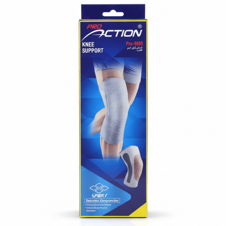 Pro Action Knee Support – Seamless Compression Brace | Gray (Pro - 9800) - Al Kabayel Discount CentrePro Action Knee Support – Seamless Compression Brace | Gray (Pro - 9800)Sports & FitnessPRO ACTIONAl Kabayel Discount Centre