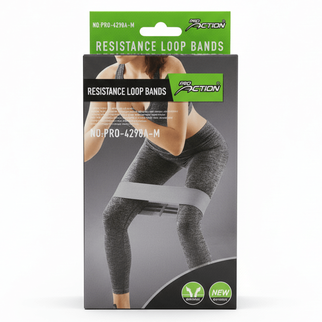 Pro Action Resistance Loop Band – Gray | (PRO - 4298A - M) - Al Kabayel Discount CentrePro Action Resistance Loop Band – Gray | (PRO - 4298A - M)Sports & FitnessPRO ACTIONAl Kabayel Discount Centre