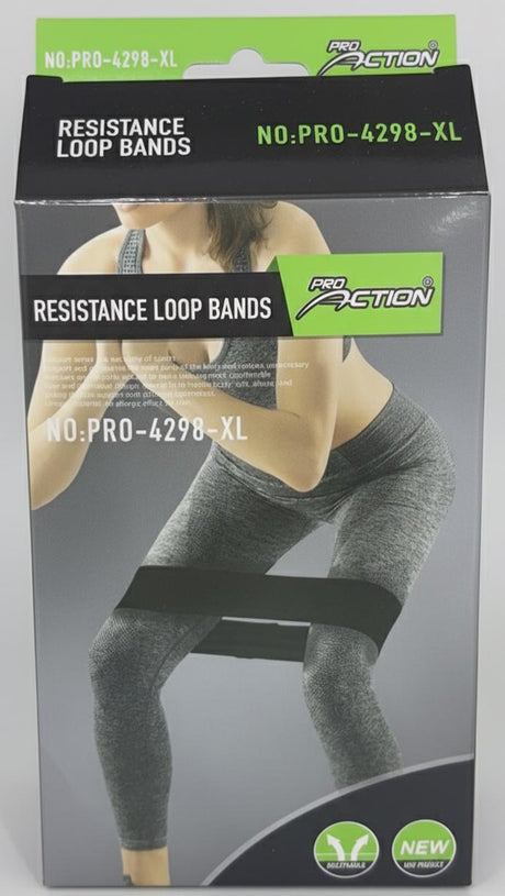Pro Action Resistence Loop Bands Size - XL, Breathable, 70% Nylon - 30% Spandex, PRO - 4298A - XL - Al Kabayel Discount CentrePro Action Resistence Loop Bands Size - XL, Breathable, 70% Nylon - 30% Spandex, PRO - 4298A - XLSports, Fitness & OutdoorsPRO ACTIONAl Kabayel Discount Centre