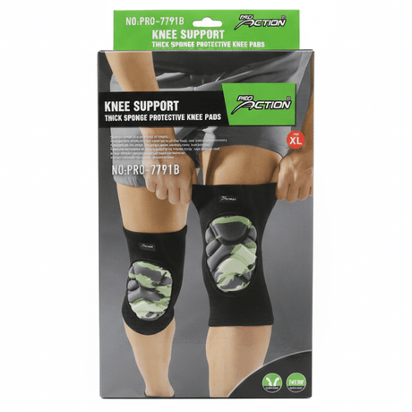 Pro Action Thick Sponge Protective Knee Support Pads – Black (PRO - 7791B) XL - Al Kabayel Discount CentrePro Action Thick Sponge Protective Knee Support Pads – Black (PRO - 7791B) XLSports & FitnessPRO ACTIONAl Kabayel Discount Centre