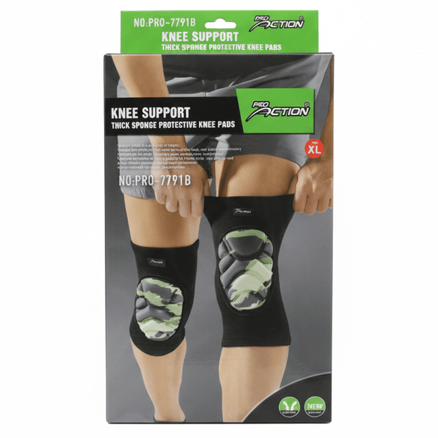 Pro Action Thick Sponge Protective Knee Support Pads – Black (PRO - 7791B) XL - Al Kabayel Discount CentrePro Action Thick Sponge Protective Knee Support Pads – Black (PRO - 7791B) XLSports & FitnessPRO ACTIONAl Kabayel Discount Centre
