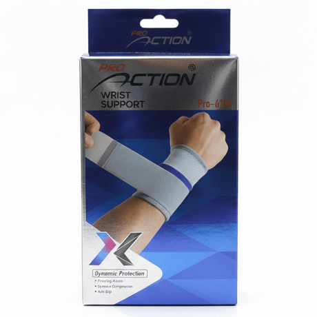 Pro Action Wrist Support | Dynamic Compression Brace | Gray (Pro - 6104) - Al Kabayel Discount CentrePro Action Wrist Support | Dynamic Compression Brace | Gray (Pro - 6104)Sports & FitnessPRO ACTIONAl Kabayel Discount Centre