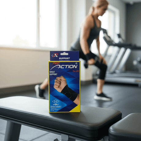 Pro Action Wrist Support – Dynamic Compression Sport Brace | Black (Pro - 6183) - Al Kabayel Discount CentrePro Action Wrist Support – Dynamic Compression Sport Brace | Black (Pro - 6183)Sports & FitnessPRO ACTIONAl Kabayel Discount Centre