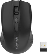 Promate 2.4G Portable Optical Wireless Mouse with USB Nano Receiver 10m Working Distance, Auto Sleep Function and 3 Adjustable DPI Level, Clix 8, Black - Al Kabayel Discount CentrePromate 2.4G Portable Optical Wireless Mouse with USB Nano Receiver 10m Working Distance, Auto Sleep Function and 3 Adjustable DPI Level, Clix 8, BlackElectronic AppliancesPROMATEAl Kabayel Discount Centre