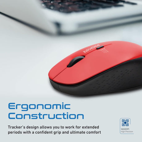 Promate 2.4G Wireless Mouse, Professional Precision Tracking Comfort Grip Mouse with USB Nano Receiver, 10m Range, 800/1200/1600 DPI Switch and 4 Functional Buttons - Al Kabayel Discount CentrePromate 2.4G Wireless Mouse, Professional Precision Tracking Comfort Grip Mouse with USB Nano Receiver, 10m Range, 800/1200/1600 DPI Switch and 4 Functional ButtonsElectronic AppliancesPROMATEAl Kabayel Discount Centre