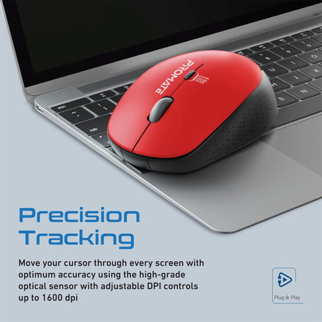 Promate 2.4G Wireless Mouse, Professional Precision Tracking Comfort Grip Mouse with USB Nano Receiver, 10m Range, 800/1200/1600 DPI Switch and 4 Functional Buttons - Al Kabayel Discount CentrePromate 2.4G Wireless Mouse, Professional Precision Tracking Comfort Grip Mouse with USB Nano Receiver, 10m Range, 800/1200/1600 DPI Switch and 4 Functional ButtonsElectronic AppliancesPROMATEAl Kabayel Discount Centre