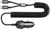 Promate Car Charger with Cable, Universal 33W Power Delivery DC Charger with Built - In 2 - in - 1 Splitter USB - C, Lightning Charging Coiled Cable and QC 3.0 USB Port for iPhone 17, Andriod PowerDrive - 33DCI - Al Kabayel Discount CentrePromate Car Charger with Cable, Universal 33W Power Delivery DC Charger with Built - In 2 - in - 1 Splitter USB - C, Lightning Charging Coiled Cable and QC 3.0 USB Port for iPhone 17, Andriod PowerDrive - 33DCICords & AdaptersPROMATEAl Kabayel Discount Centre
