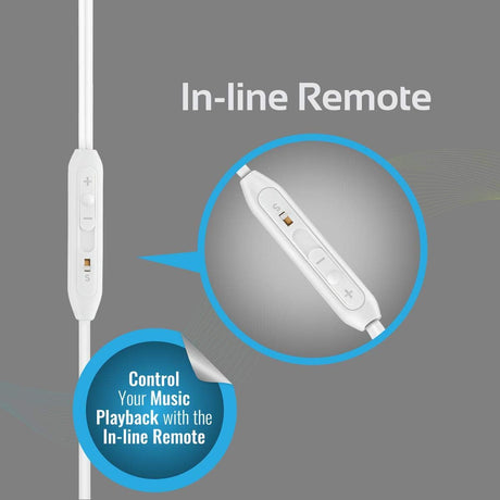 Promate Earphones, In - Ear 3.5mm Universal Crystal Sound and Noise Isolating Earbuds with In - Line Remote Volume Control and Built - In Mic for Smartphones, PC, Tablets, Laptops, GearPod - IS2 White - Al Kabayel Discount CentrePromate Earphones, In - Ear 3.5mm Universal Crystal Sound and Noise Isolating Earbuds with In - Line Remote Volume Control and Built - In Mic for Smartphones, PC, Tablets, Laptops, GearPod - IS2 WhiteElectronic AppliancesPROMATEAl Kabayel Discount Centre