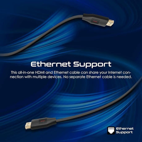PROMATE HDMI 2.0 Cable, 4K@60Hz HDMI to HDMI Slim 3meter Cable, 18Gbps Bandwidth, Ethernet Support and Gold - Plated Connectors, ProLink4K60 - 300 - Al Kabayel Discount CentrePROMATE HDMI 2.0 Cable, 4K@60Hz HDMI to HDMI Slim 3meter Cable, 18Gbps Bandwidth, Ethernet Support and Gold - Plated Connectors, ProLink4K60 - 300Cords & AdaptersPROMATEAl Kabayel Discount Centre