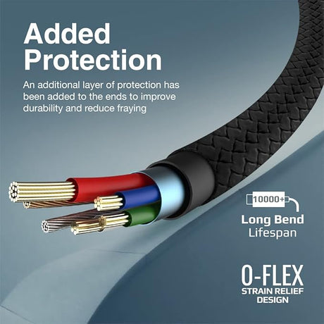 PROMATE High Tensile USB - A to Lightning Cable 1meter, 10W with 480 Mbps Data Transfe, XCord - Ai Black - Al Kabayel Discount CentrePROMATE High Tensile USB - A to Lightning Cable 1meter, 10W with 480 Mbps Data Transfe, XCord - Ai BlackCords & AdaptersPROMATEAl Kabayel Discount Centre