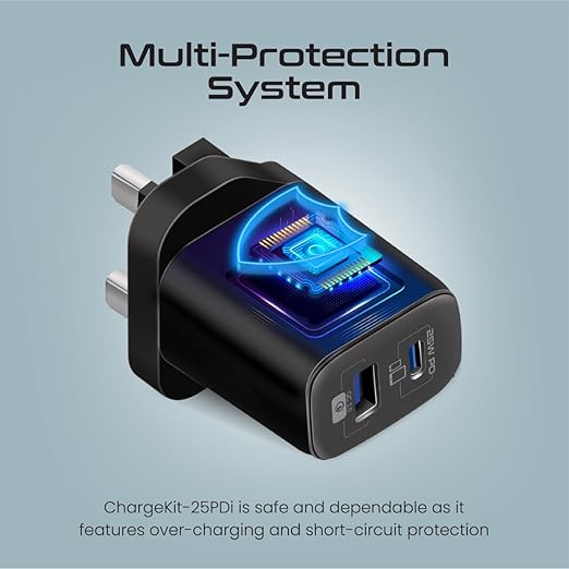 PROMATE iPhone 15 Dual Port AC Charger with USB - C to Lightning Cable, 25W Power Delivery Port, 480 Mbps Data Sync, 1.2meter Length - Al Kabayel Discount CentrePROMATE iPhone 15 Dual Port AC Charger with USB - C to Lightning Cable, 25W Power Delivery Port, 480 Mbps Data Sync, 1.2meter LengthCords & AdaptersPROMATEAl Kabayel Discount Centre