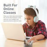 Promate Kids Wireless Bluetooth Headphones, Kawaii Style Wired/Wireless Foldable Headphones with Attached LED Cat Ears, 93Db Safe Volume Limit, Mic, AUX, TF Card Slot and 40H Playtime, Panda - Al Kabayel Discount CentrePromate Kids Wireless Bluetooth Headphones, Kawaii Style Wired/Wireless Foldable Headphones with Attached LED Cat Ears, 93Db Safe Volume Limit, Mic, AUX, TF Card Slot and 40H Playtime, PandaElectronic AppliancesPROMATEAl Kabayel Discount Centre