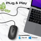 Promate MaxComfort Adjustable DPI Wired Optical Mouse, 2400DPI High Precision, 1.5m Cable Length - Al Kabayel Discount CentrePromate MaxComfort Adjustable DPI Wired Optical Mouse, 2400DPI High Precision, 1.5m Cable LengthElectronic AppliancesPROMATEAl Kabayel Discount Centre